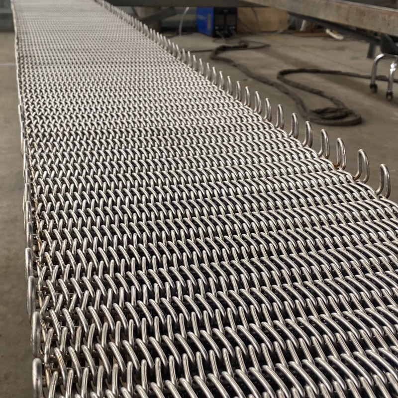 Metalprodukt annealing ovn mesh bælte